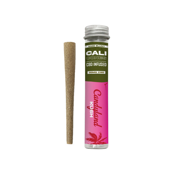 CALI CONES Sage 30mg Full Spectrum CBD Infused Cone - Candyland Kush | The Cali CBD Co | Hall of Vape |  | Smoking Products