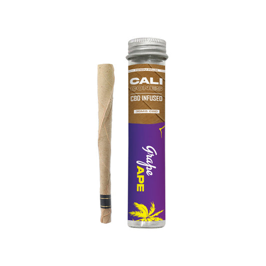 CALI CONES Tendu 30mg Full Spectrum CBD Infused Palm Cone - Grape Ape | The Cali CBD Co | Hall of Vape |  | Smoking Products