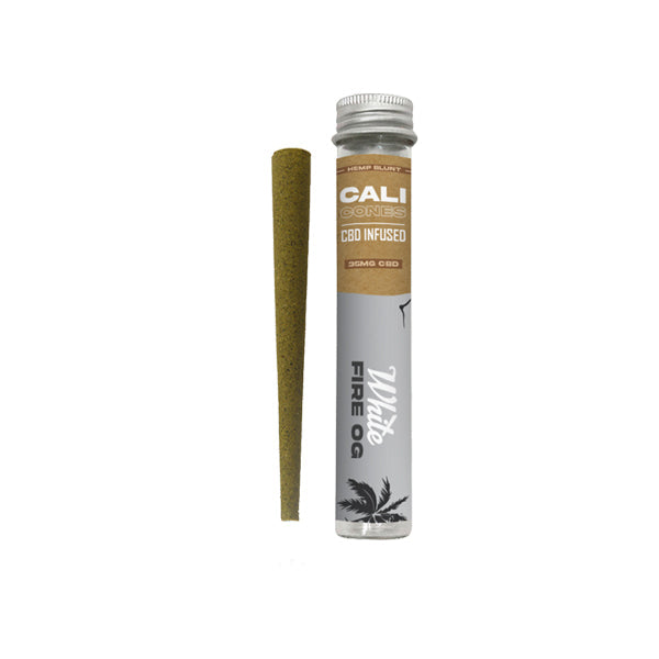 CALI CONES Hemp 30mg Full Spectrum CBD Infused Cone - White Fire OG | The Cali CBD Co | Hall of Vape |  | Smoking Products