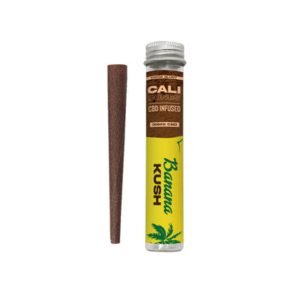 CALI CONES Cocoa 30mg Full Spectrum CBD Infused Cone - Banana Kush | The Cali CBD Co | Hall of Vape |  | Smoking Products