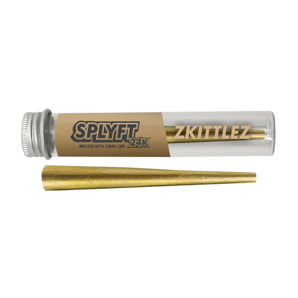 SPLYFT 24K Gold Edition 25mg CBD Infused Cones – Zkittlez | SPLYFT | Hall of Vape |  | Smoking Products