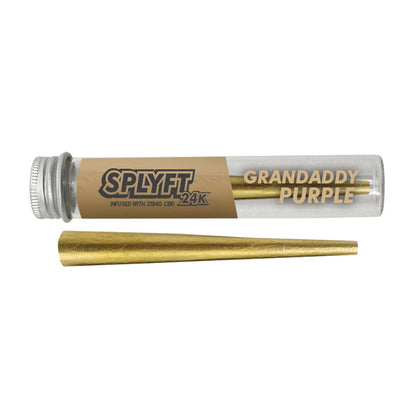 SPLYFT 24K Gold Edition 25mg CBD Infused Cones – Granddaddy Purple | SPLYFT | Hall of Vape |  | Smoking Products