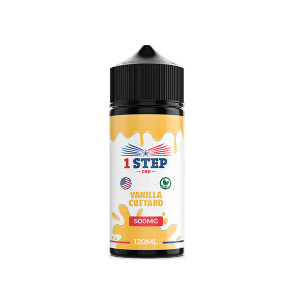 1 Step CBD 500mg CBD E-liquid 120ml (BUY 1 GET 1 FREE)