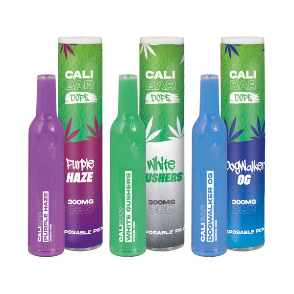 CALI BAR DOPE 300mg Full Spectrum CBD Vape Disposable - Terpene Flavoured | The Cali CBD Co | Hall of Vape |  | CBD Products