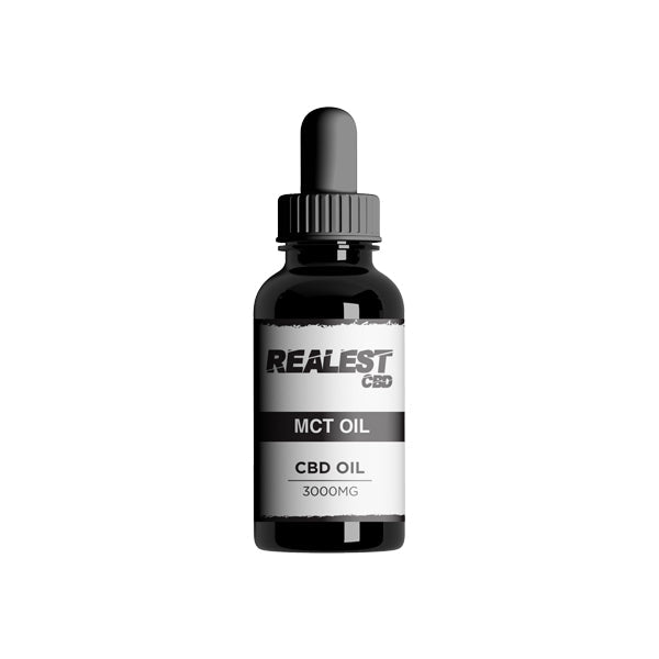 Realest CBD 3000mg Broad Spectrum CBD MCT Oil - 30ml (BUY 1 GET 1 FREE) | Realest CBD | Hall of Vape |  | CBD Products