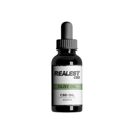 Realest CBD 400mg Broad Spectrum CBD Olive Oil - 30ml (BUY 1 GET 1 FREE) | Realest CBD | Hall of Vape |  | CBD Products