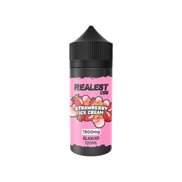 Realest CBD 1500mg Broad Spectrum CBD E-Liquid 120ml (BUY 1 GET 1 FREE) | Realest CBD | Hall of Vape |  | Vaping Products