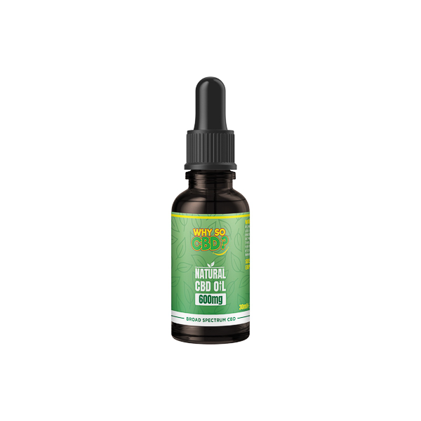 Why So CBD? 600mg Broad-Spectrum CBD Natural Oil - 30ml | Why So CBD | Hall of Vape |  | CBD Products