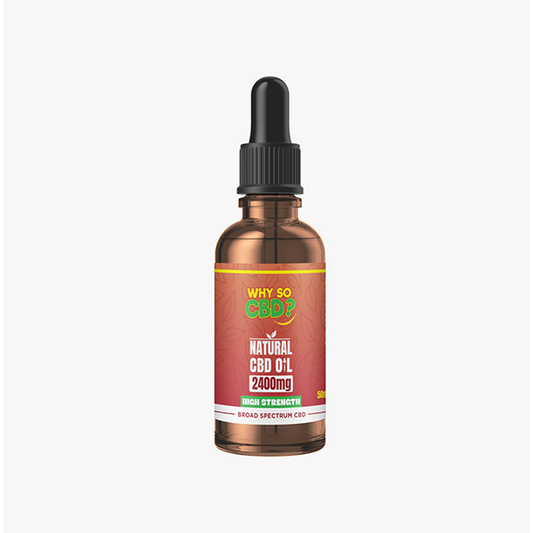 Why So CBD? 2400mg Broad-Spectrum CBD Natural Oil - 50ml | Why So CBD | Hall of Vape |  | CBD Products