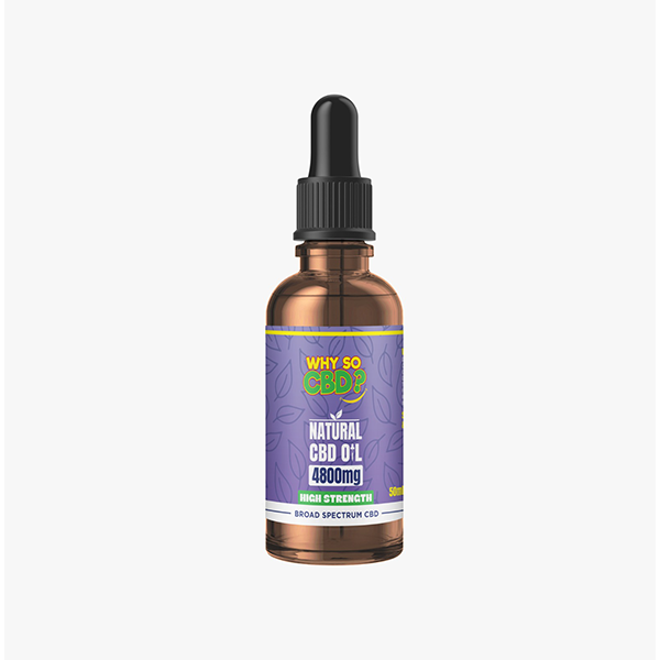 Why So CBD? 4800mg Broad-Spectrum CBD Natural Oil - 50ml | Why So CBD | Hall of Vape |  | CBD Products