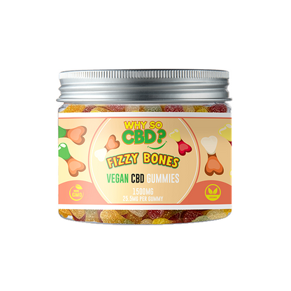 Why So CBD? 1500mg Broad Spectrum CBD Small Vegan Gummies - 11 Flavours | Why So CBD | Hall of Vape |  | CBD Products