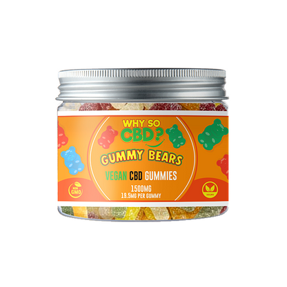 Why So CBD? 1500mg Broad Spectrum CBD Small Vegan Gummies - 11 Flavours | Why So CBD | Hall of Vape |  | CBD Products