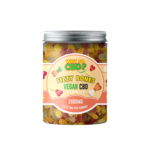 Why So CBD? 2000mg Broad Spectrum CBD Large Vegan Gummies - 11 Flavours | Why So CBD | Hall of Vape |  | CBD Products