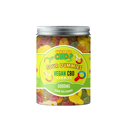 Why So CBD? 6000mg Broad Spectrum CBD Large Vegan Gummies - 11 Flavours | Why So CBD | Hall of Vape |  | CBD Products