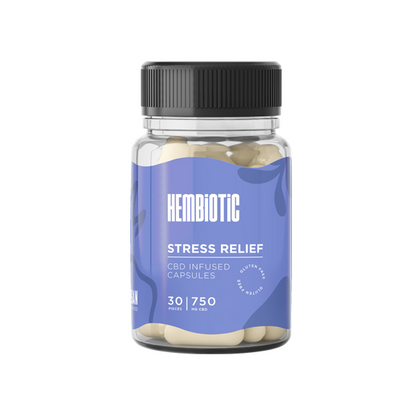 Hembiotic 750mg Functional CBD Capsules - 30 Caps | Hembiotic | Hall of Vape |  | CBD Products