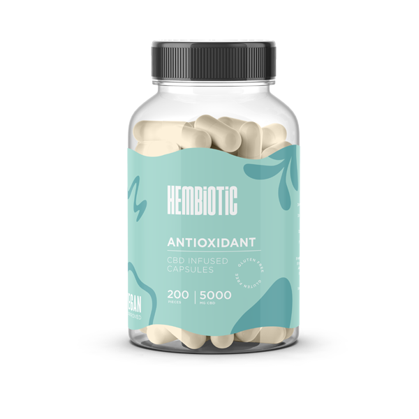 Hembiotic 5000mg Bulk Functional CBD Capsules - 200 Caps | Hembiotic | Hall of Vape |  | CBD Products