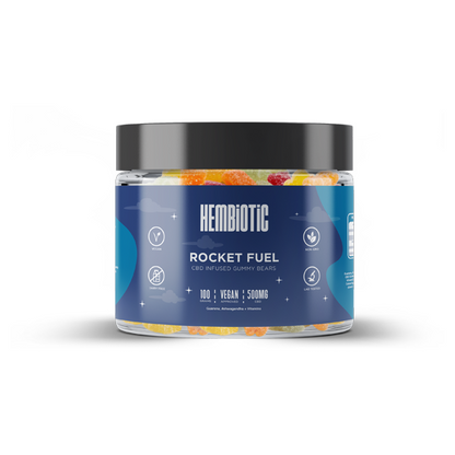 Hembiotic 500mg Functional CBD Gummy Bears - 100g | Hembiotic | Hall of Vape |  | CBD Products