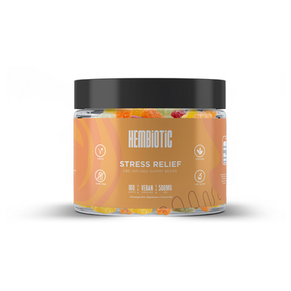 Hembiotic 500mg Functional CBD Gummy Bears - 100g | Hembiotic | Hall of Vape |  | CBD Products