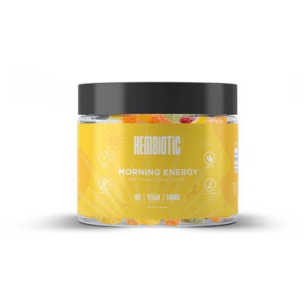 Hembiotic 500mg Functional CBD Gummy Bears - 100g | Hembiotic | Hall of Vape |  | CBD Products