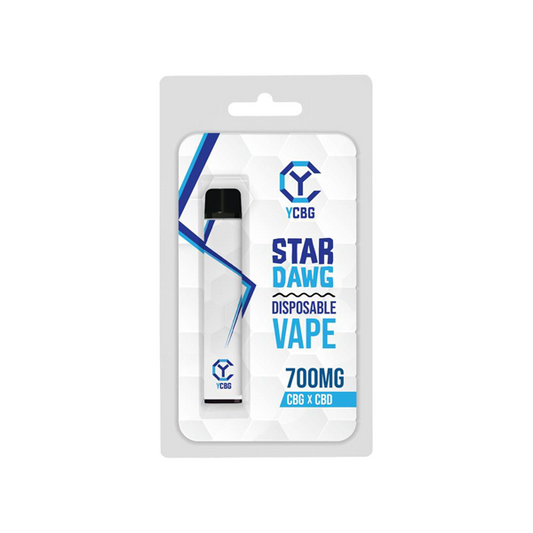 yCBG 700mg CBD + CBG Flowform Disposable Vape Pen (BUY 1 GET 1 FREE) | YCBG | Hall of Vape |  | CBD Products