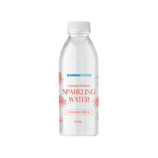 Cannawater Cannabis Infused Tangerine Dream Sparkling Water 250ml | Cannawater | Hall of Vape |  | CBD Products