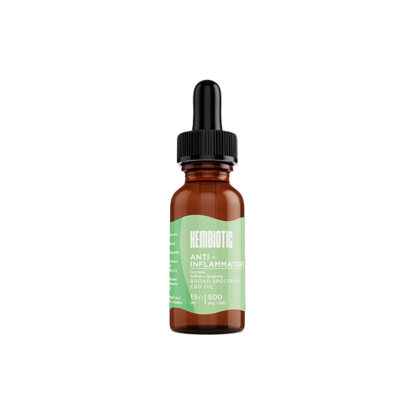 Hembiotic 500mg Broad-Spectrum Functional CBD Oil - 15ml | Hembiotic | Hall of Vape |  | CBD Products