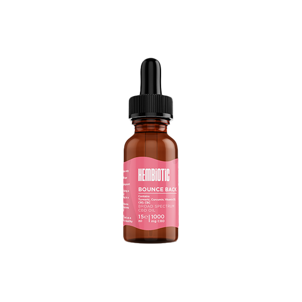 Hembiotic 1000mg Broad-Spectrum Functional CBD Oil - 15ml | Hembiotic | Hall of Vape |  | CBD Products