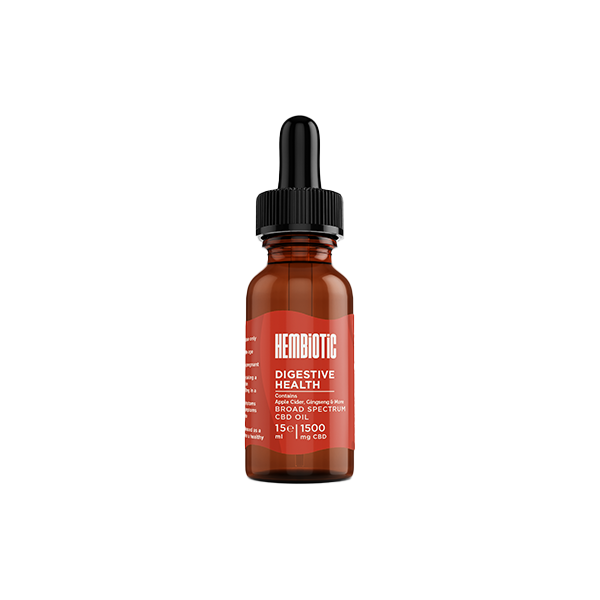 Hembiotic 1500mg Broad-Spectrum Functional CBD Oil - 15ml | Hembiotic | Hall of Vape |  | CBD Products