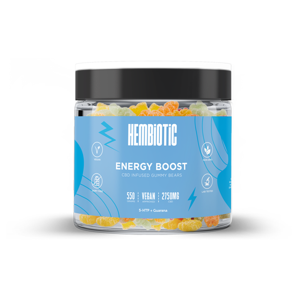 Hembiotic 2750mg Bulk Functional CBD Gummy Bears - 550g | Hembiotic | Hall of Vape |  | CBD Products