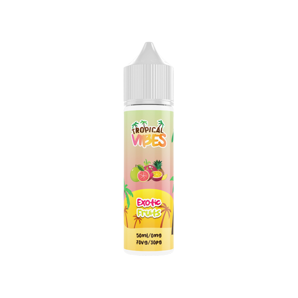 Tropical Vibes 50ml Shortfill 0mg (70VG/30PG) | Tropical Vibes | Hall of Vape |  | Vaping Products