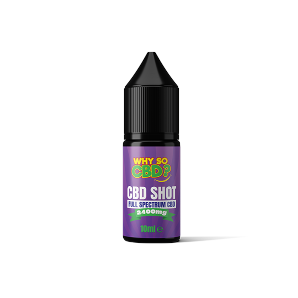 Why So CBD? 2400mg Full Spectrum CBD Shot 10ml | Why So CBD | Hall of Vape |  | CBD Products