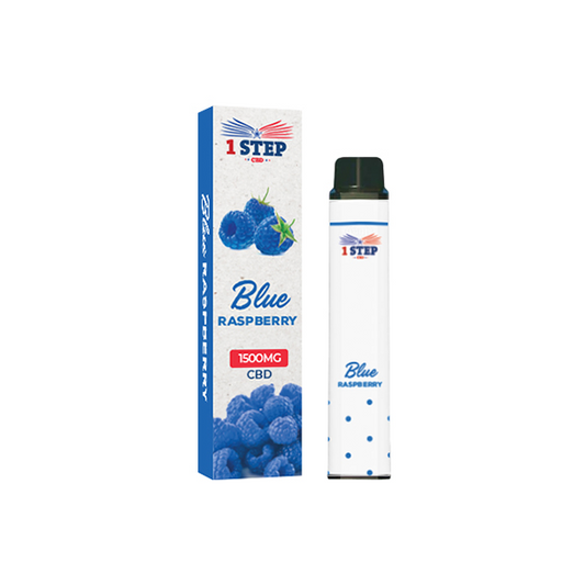 1 Step CBD 1500mg Broad Spectrum Disposable Vape - 8ml | 1 Step CBD | Hall of Vape |  | CBD Products