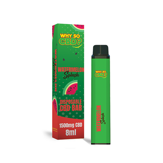 Why So CBD? 1500mg CBD Broad Spectrum Disposable Vape - 8ml | Why So CBD | Hall of Vape |  | CBD Products