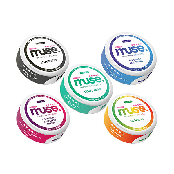 18mg Muse Nicotine Pouches - 20 Pouches | Muse | Hall of Vape |  | Smoking Products