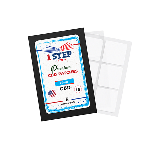 1 Step CBD 50mg CBD Patches | 1 Step CBD | Hall of Vape |  | CBD Products