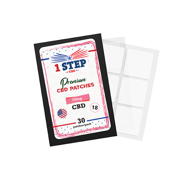 1 Step CBD 10mg CBD Patches | 1 Step CBD | Hall of Vape |  | CBD Products