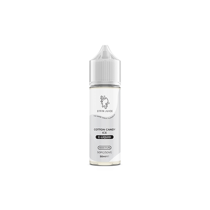 Bulk Buy 0mg EFFIN Juice 50ml Shortfill (50VG/50PG) - Multipacks (10, 25 & 50) | EFFIN Juice | Hall of Vape |  | Vaping Products