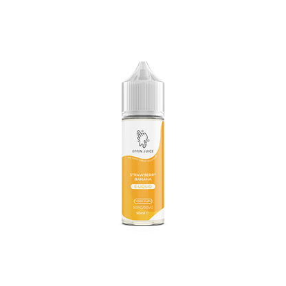 Bulk Buy 0mg EFFIN Juice 50ml Shortfill (50VG/50PG) - Multipacks (10, 25 & 50) | EFFIN Juice | Hall of Vape |  | Vaping Products