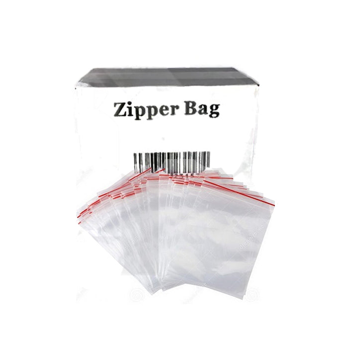 Zipper Branded 20mm x 20mm Clear Bags | Zipper | Hall of Vape |  | Smoking Products