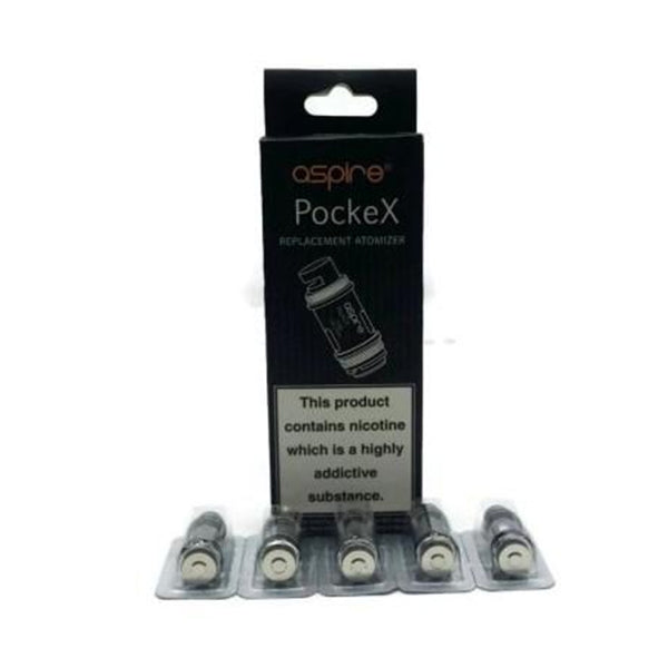 Aspire PockeX 0.6 / 1.2 Ohm Coil | Aspire | Hall of Vape |  | Vaping Products